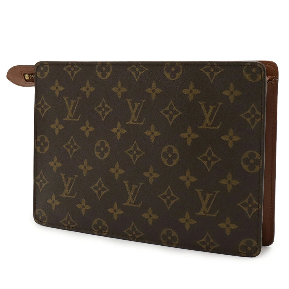 Louis Vuitton Bag Pochette Monogram Shoulder Homme Brown